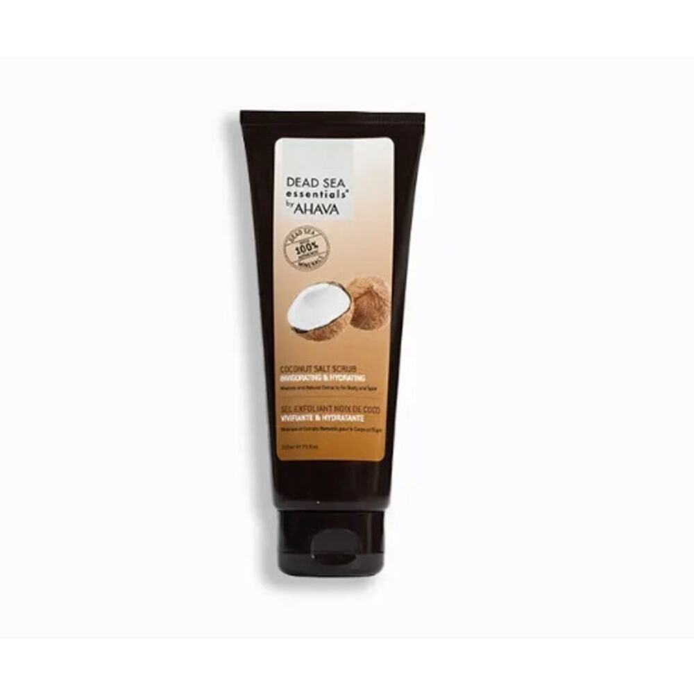 Ahava Coconut Body Scrub*Dead Sea Essentials*100% Dead Sea Salt